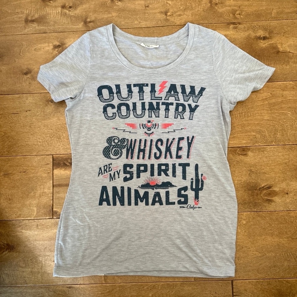 Cheekys Outlaw County & Whiskey Shirt